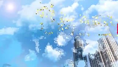 动画国风城市系列宣传系列模版视频的预览图